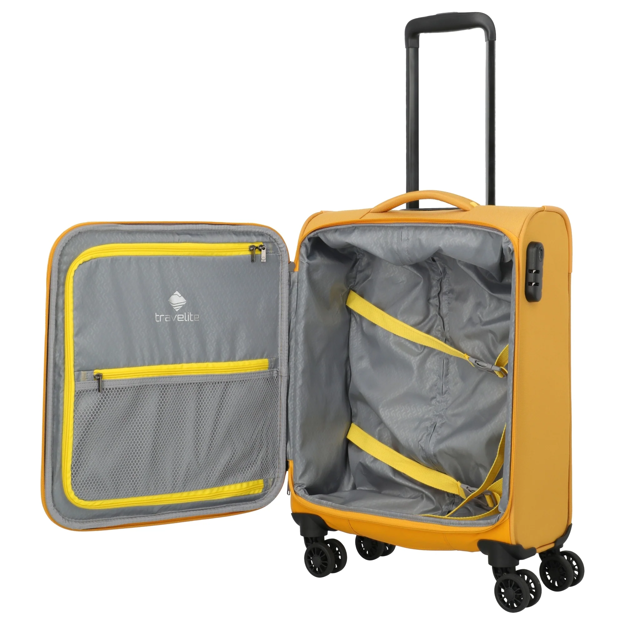 Travelite Umbria - 4-Rollen-Kabinentrolley S 55 cm (golden glow) - Image 7