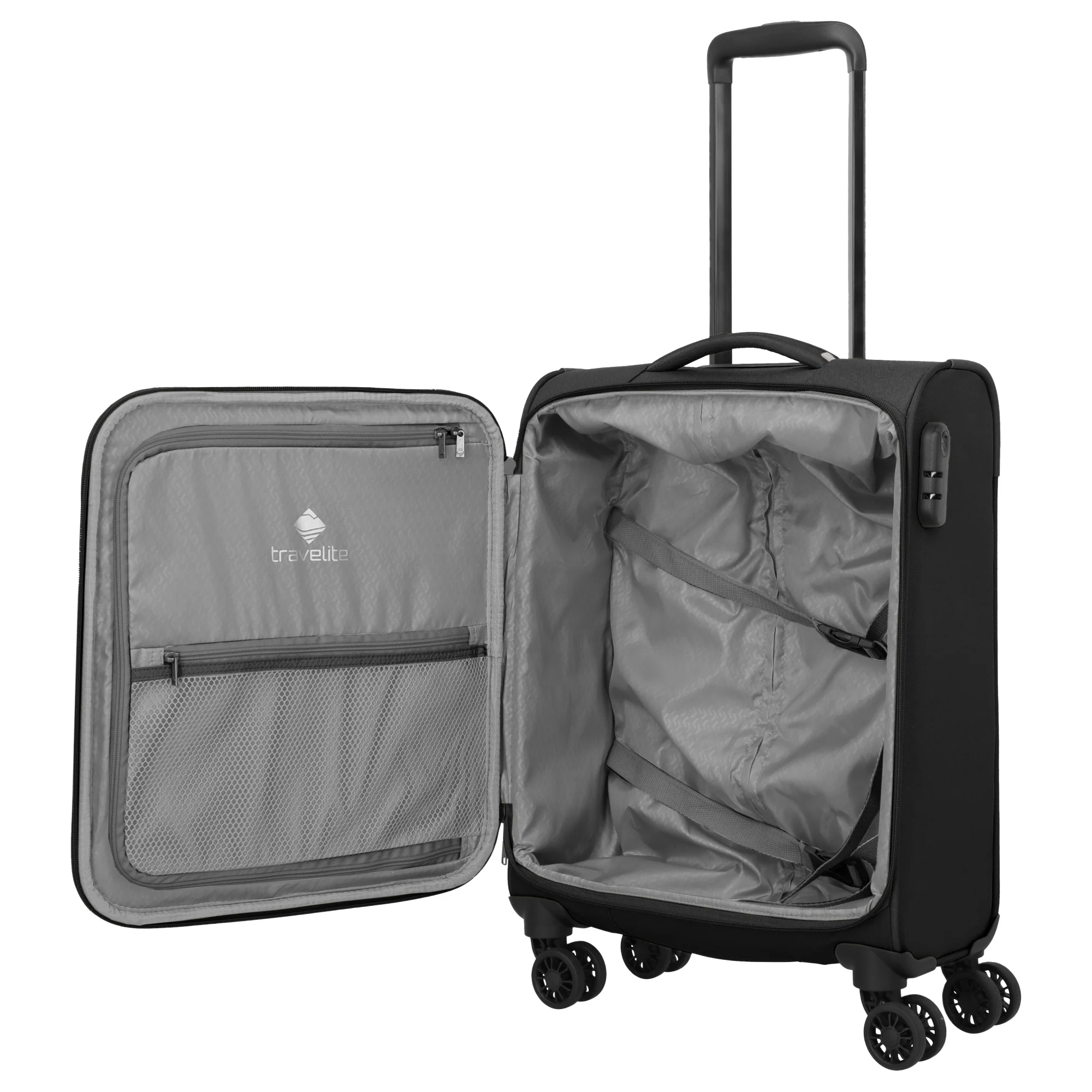Travelite Umbria - 4-Rollen-Kabinentrolley S 55 cm (schwarz) - Image 7