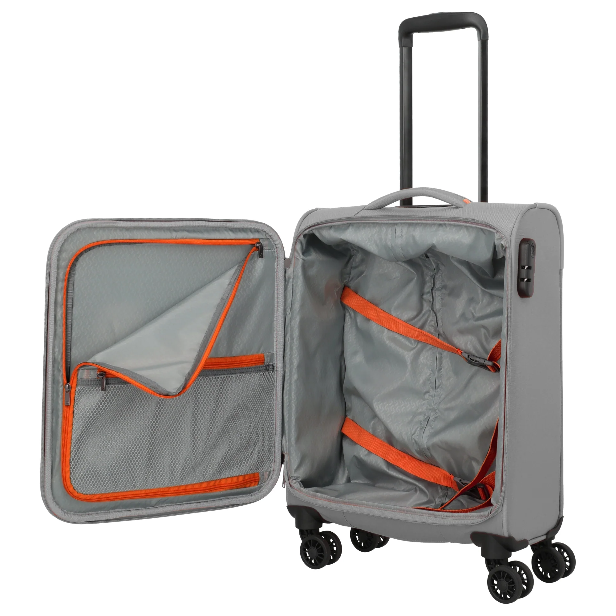 Travelite Umbria - 4-Rollen-Kabinentrolley S 55 cm (smoky grey) - Image 6