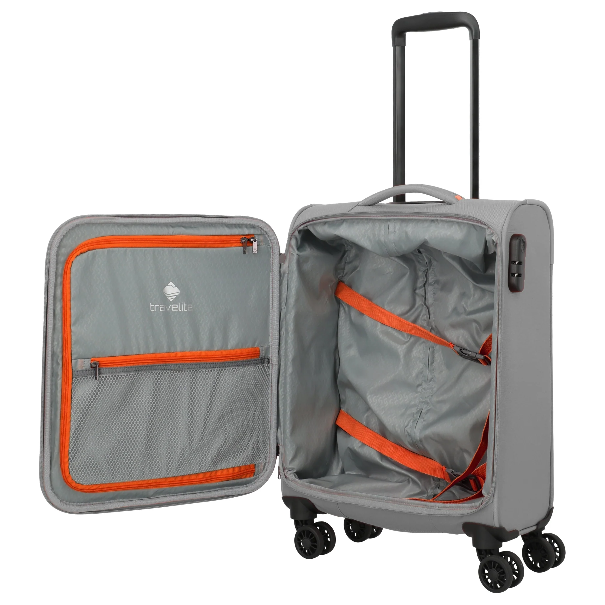 Travelite Umbria - 4-Rollen-Kabinentrolley S 55 cm (smoky grey) - Image 7