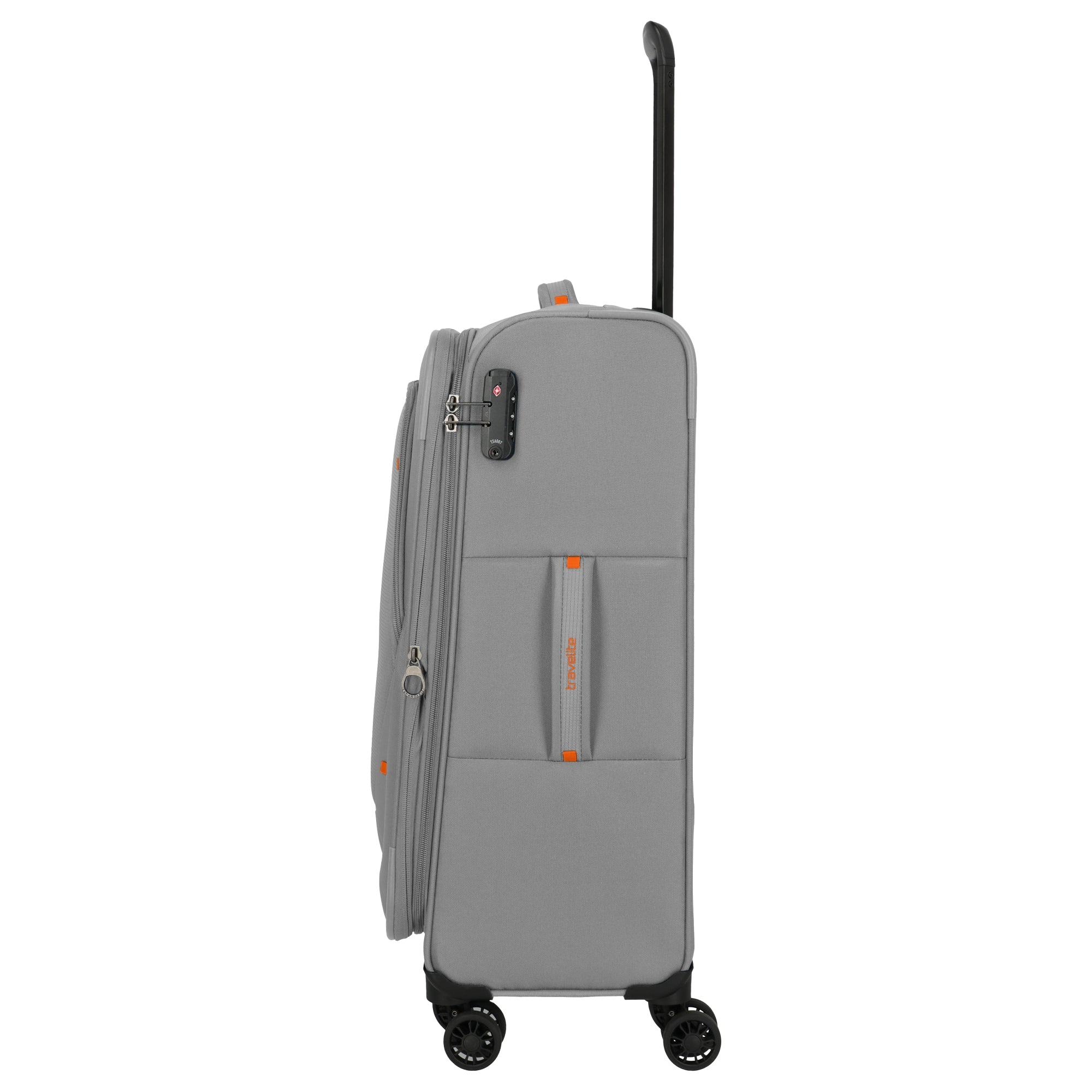 Travelite Umbria - 4-Rollen-Trolley M 67 cm erw. (smoky grey) - Image 3