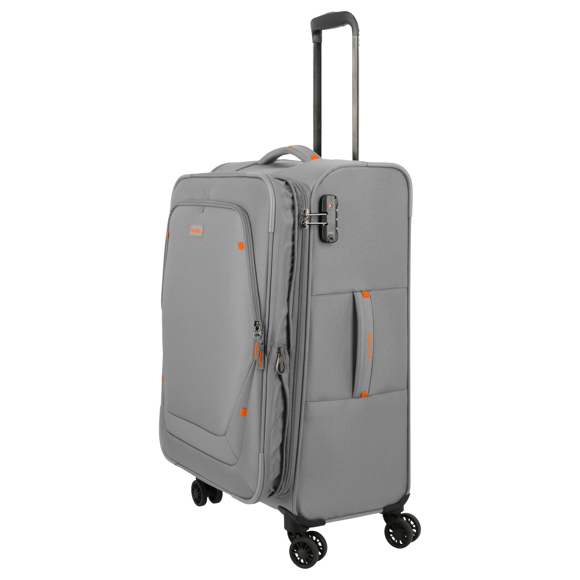 Travelite Umbria - 4-Rollen-Trolley M 67 cm erw. (smoky grey) - Image 6