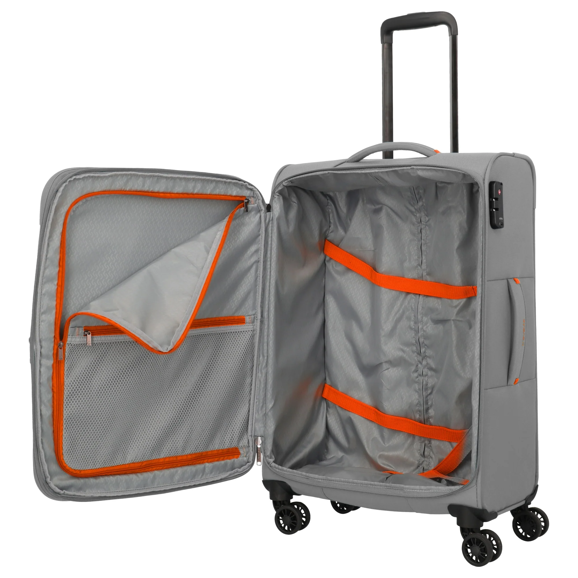 Travelite Umbria - 4-Rollen-Trolley M 67 cm erw. (smoky grey) - Image 7