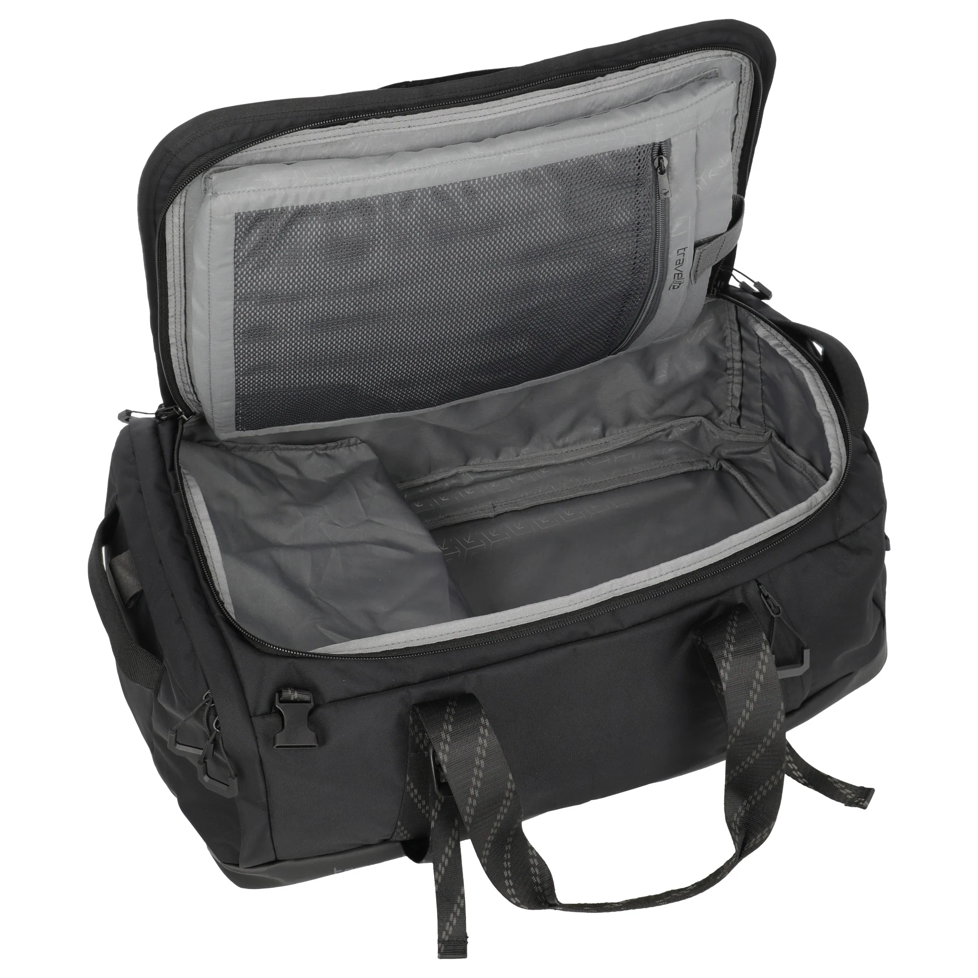 Travelite Venture Line - Reisetasche/Rucksack 50 cm (black) - Image 4