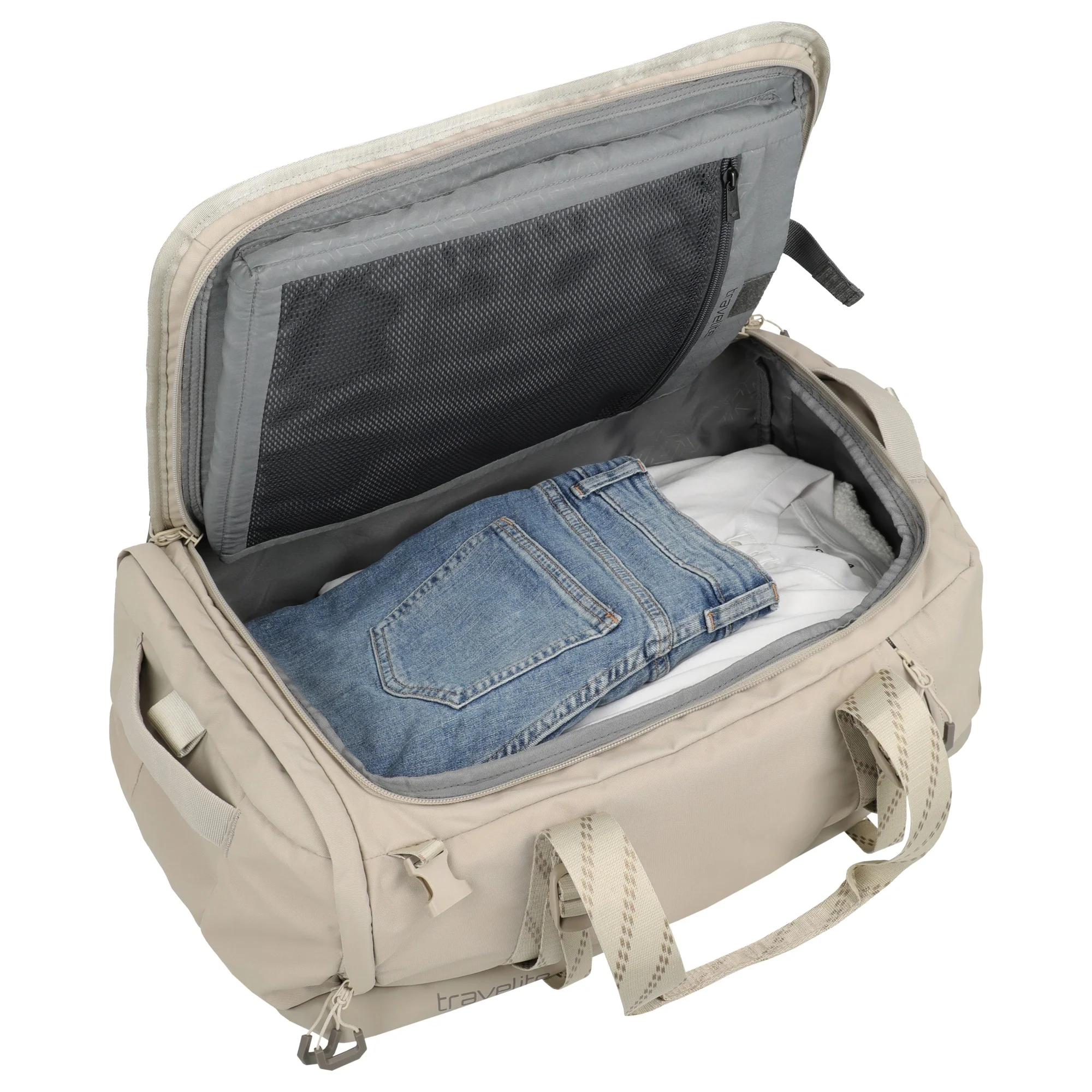 Travelite Venture Line - Reisetasche/Rucksack 50 cm (sand) - Image 5