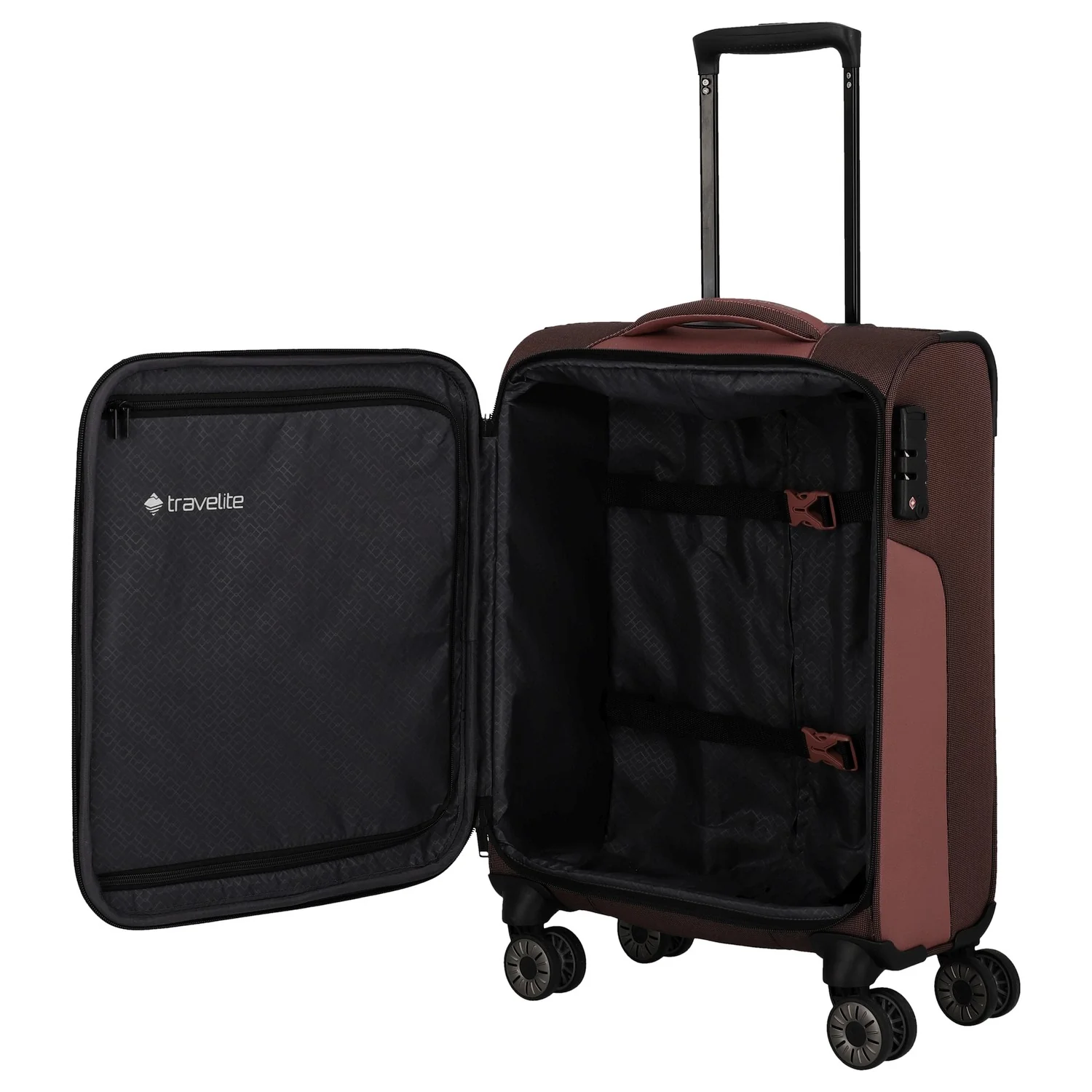 Travelite Viia - 4-Rollen-Kabinentrolley S 55 cm (Frühlingsrose) - Image 6