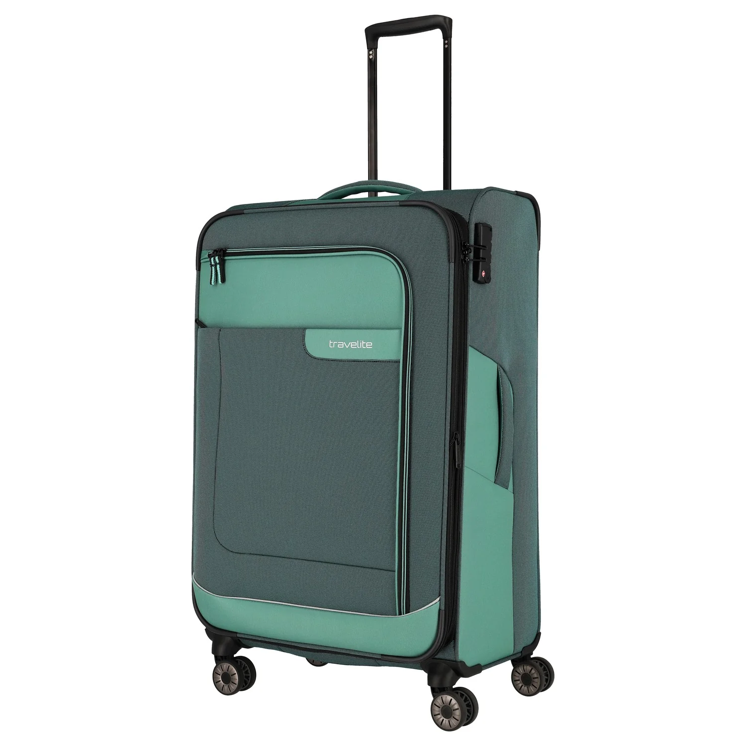 Travelite Viia - 4-Rollen-Trolley L 77 cm erw. (Eukalyptus) - Image 2
