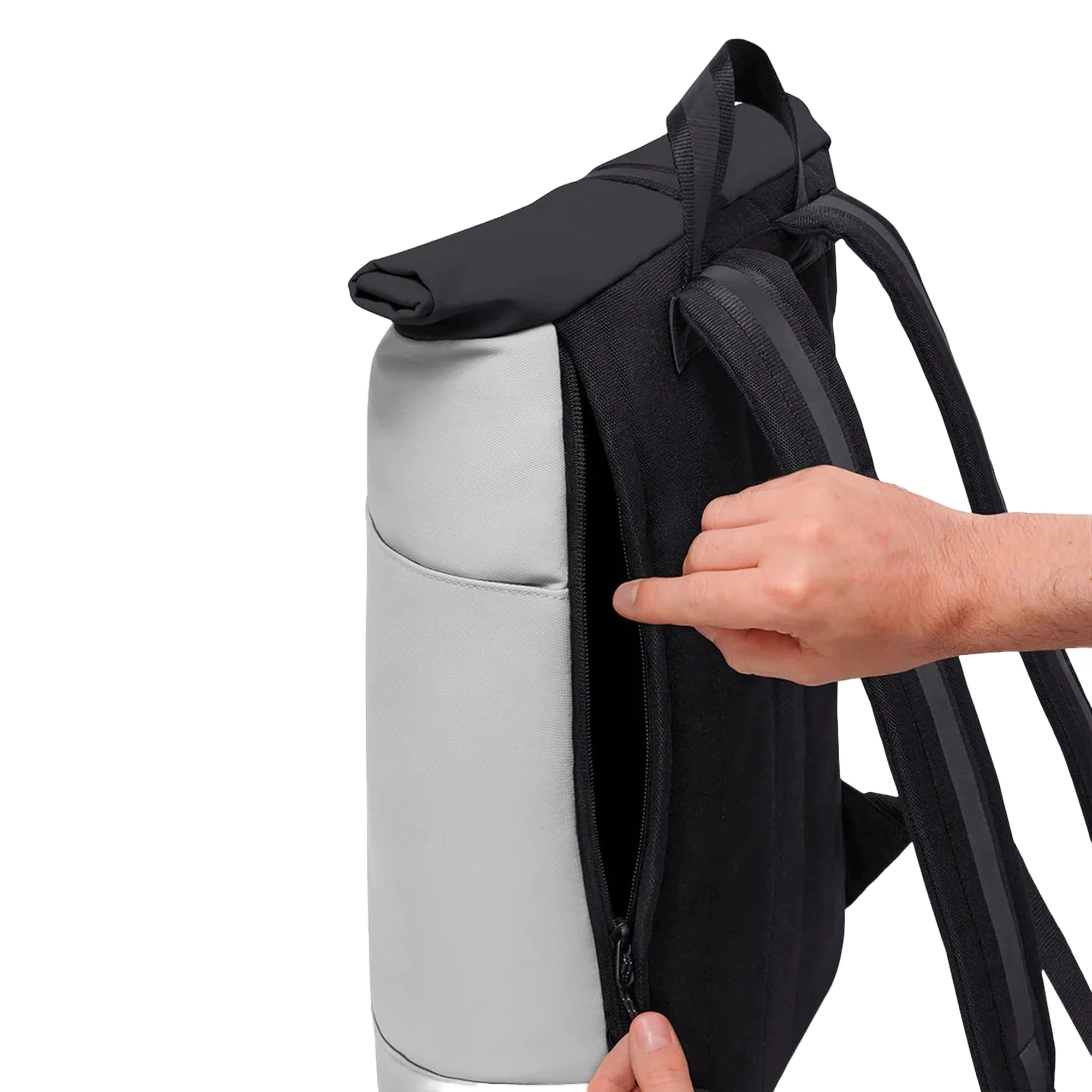 Ucon Acrobatics Hajo Medium Aloe Rolltop - Rucksack 16'' 45 cm (light grey/black) - Image 5