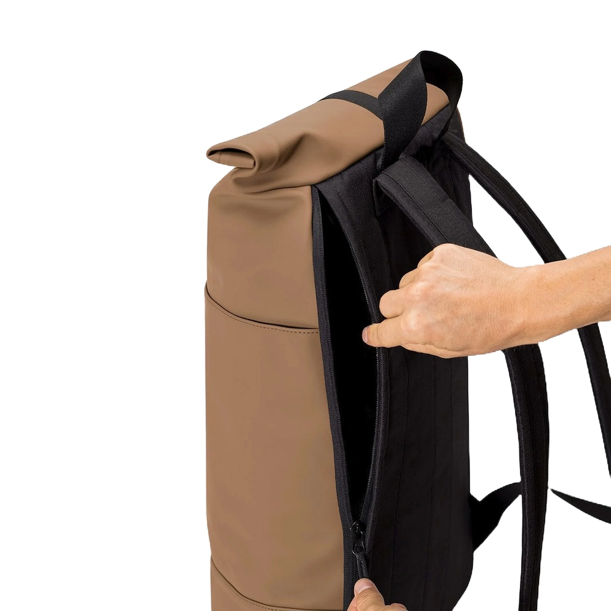 Ucon Acrobatics Hajo Medium Lotus Rolltop - Rucksack 16'' 45 cm (almond) - Image 4