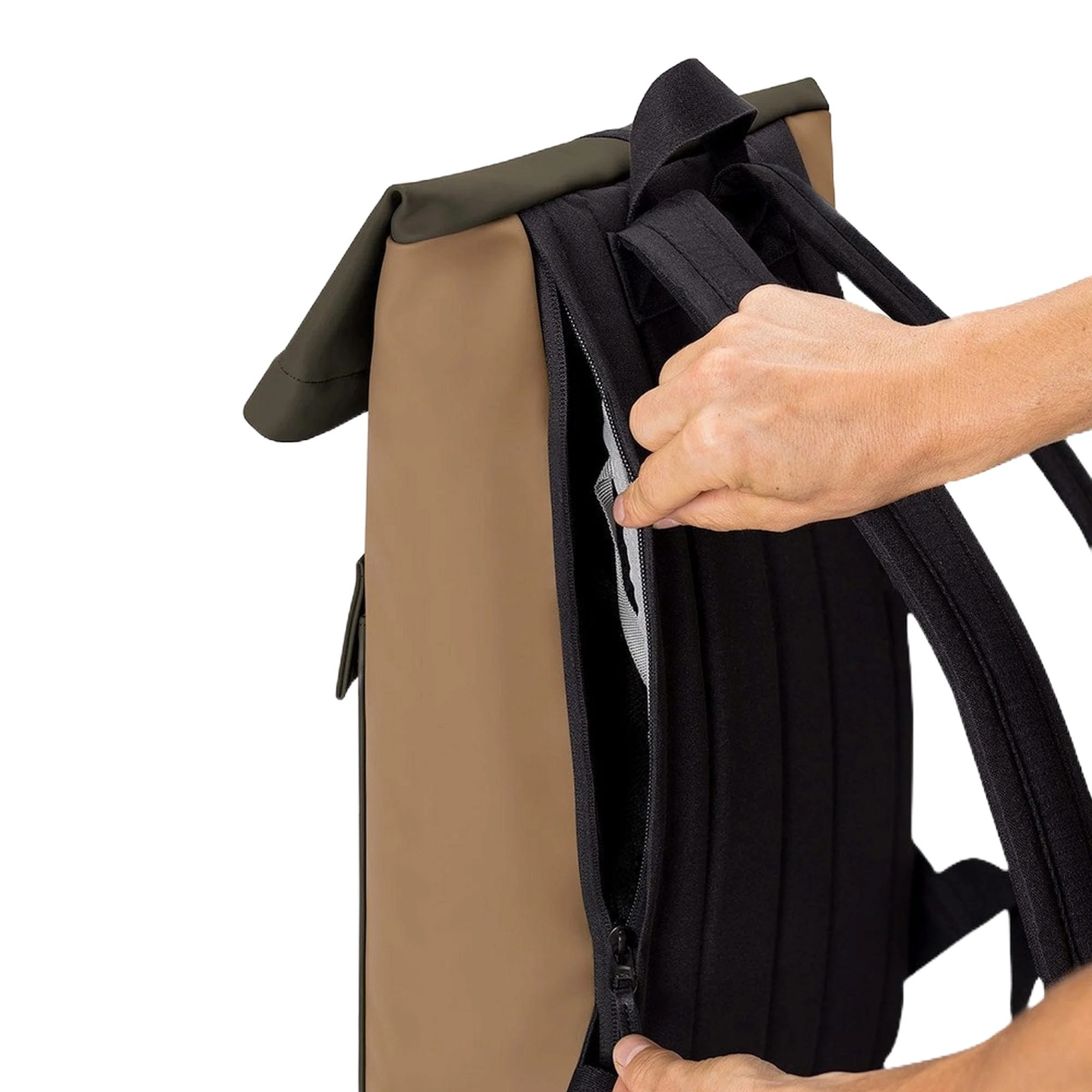 Ucon Acrobatics Jasper Medium Lotus Rolltop - Rucksack 16'' 45 cm (olive/almond) - Image 4