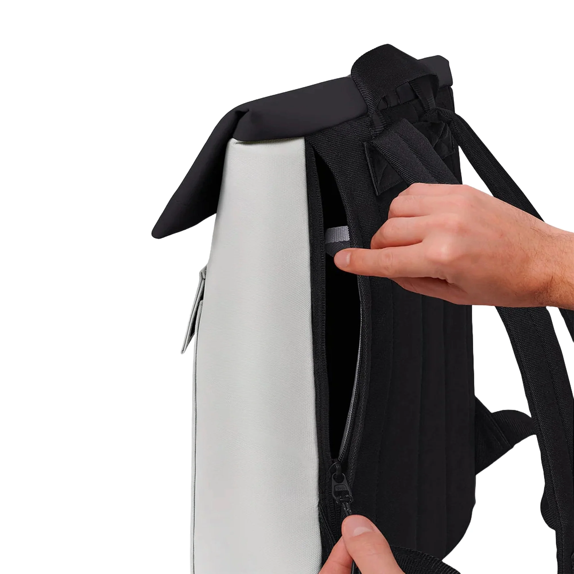 Ucon Acrobatics Jasper Mini Aloe Rolltop - Rucksack 16'' 42 cm (light grey) - Image 4