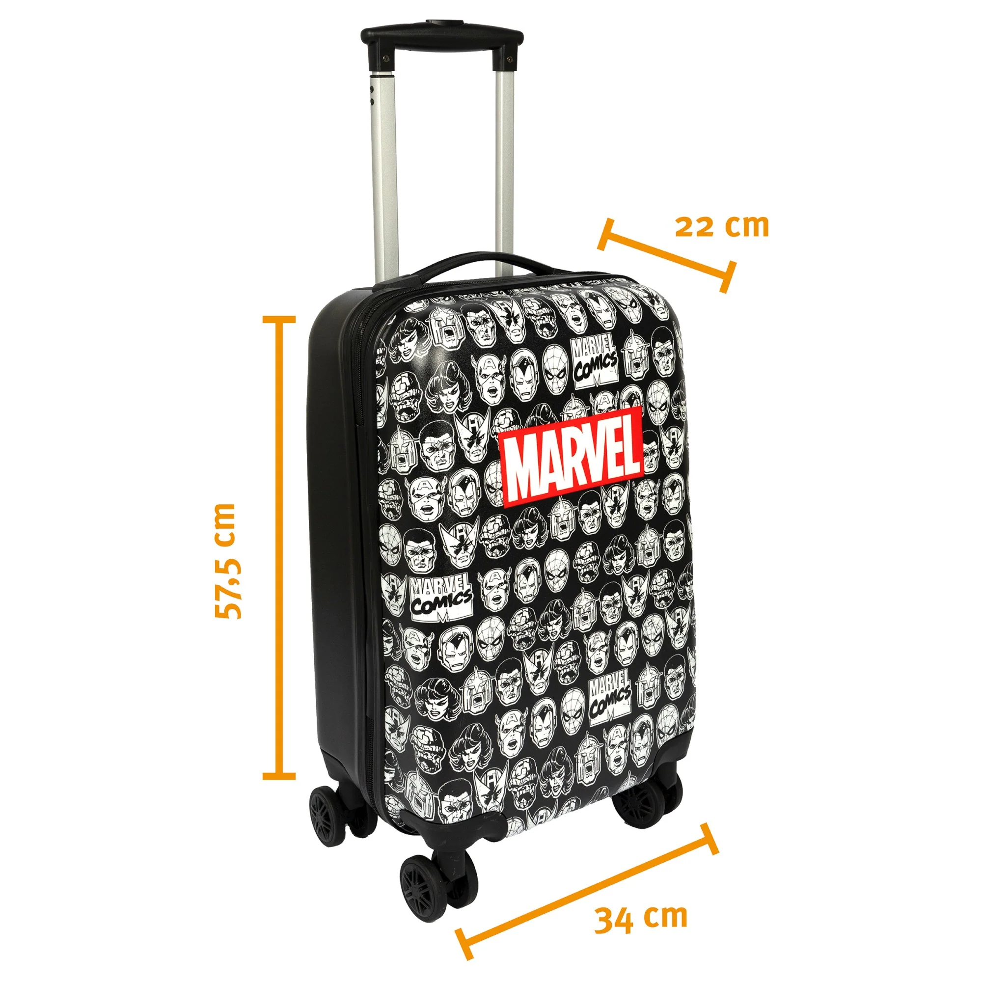 Undercover Marvel Comics - 4-Rollen-Trolley 57 cm (marvel comics) - Image 6