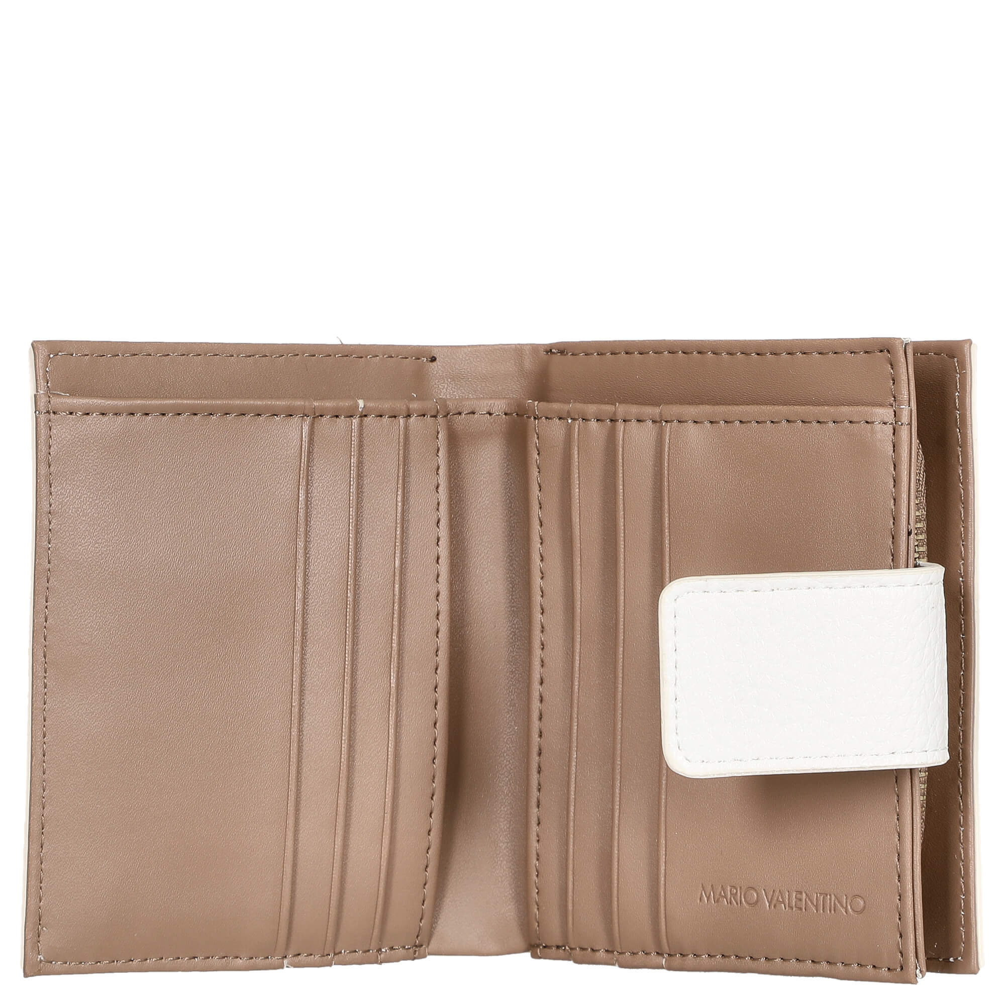 Valentino Bags Alexia - Geldbörse 8cc 11.5 cm (bianco/cuoio) - Image 4