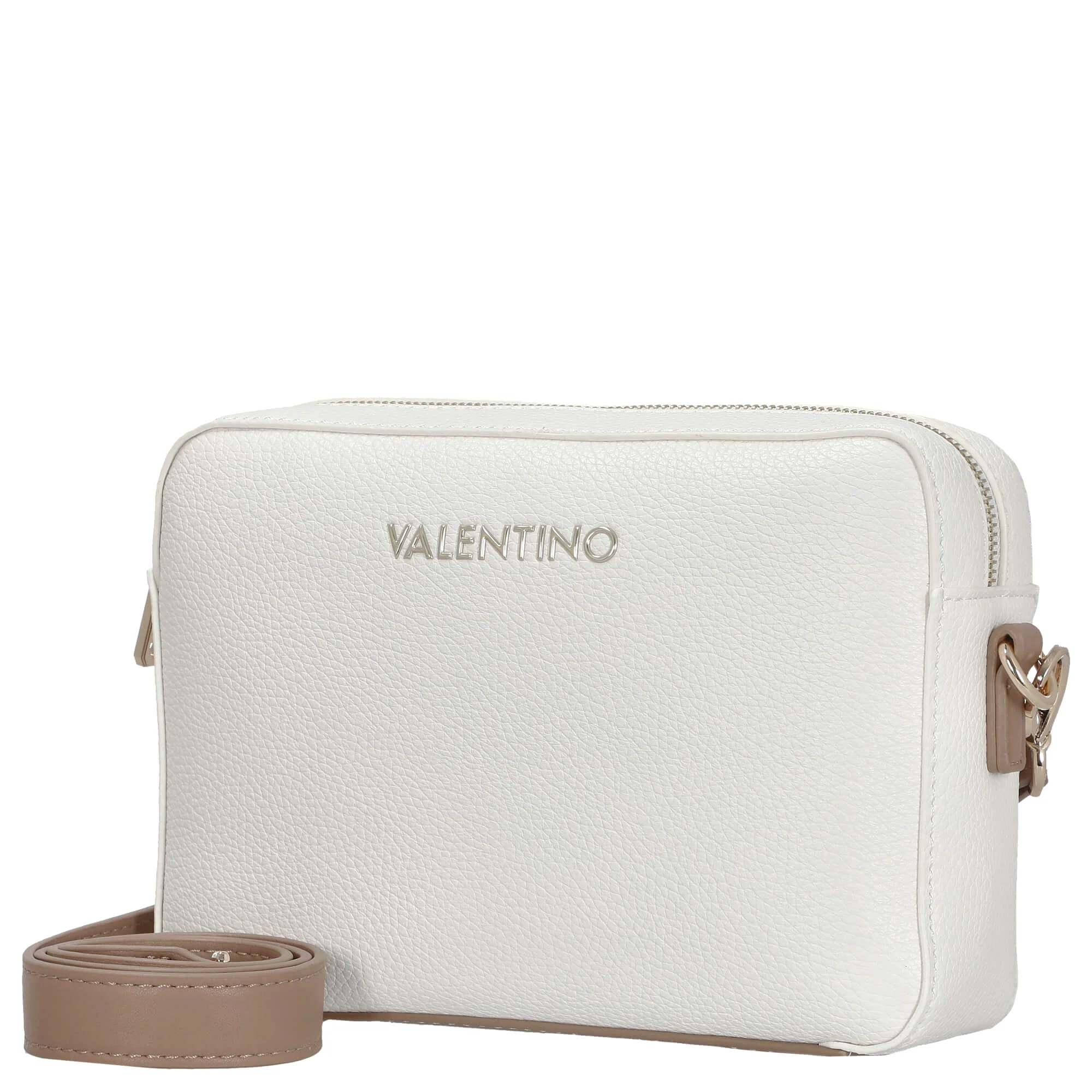 Valentino Bags Alexia - Umhängetasche 23 cm (bianco/cuoio) - Image 3
