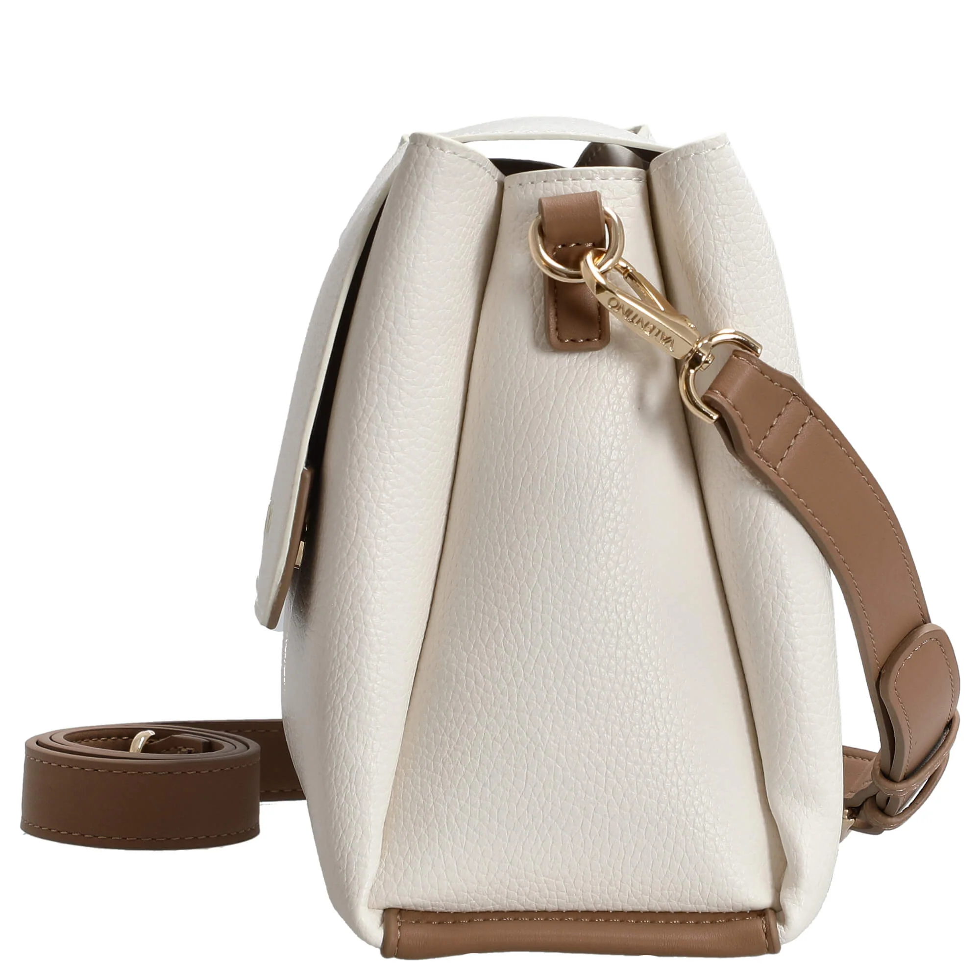 Valentino Bags Alexia - Umhängetasche 27 cm (bianco/cuoio) - Image 3