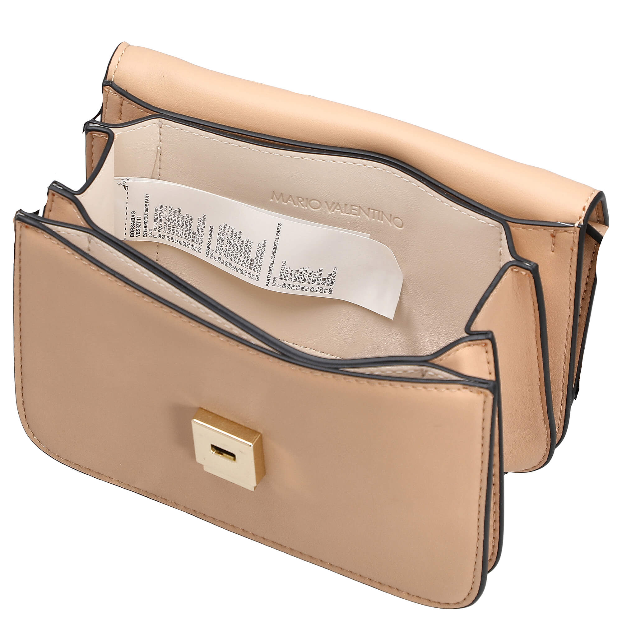 Valentino Bags Flap Re - Umhängetasche 18.5 cm (beige) - Image 6