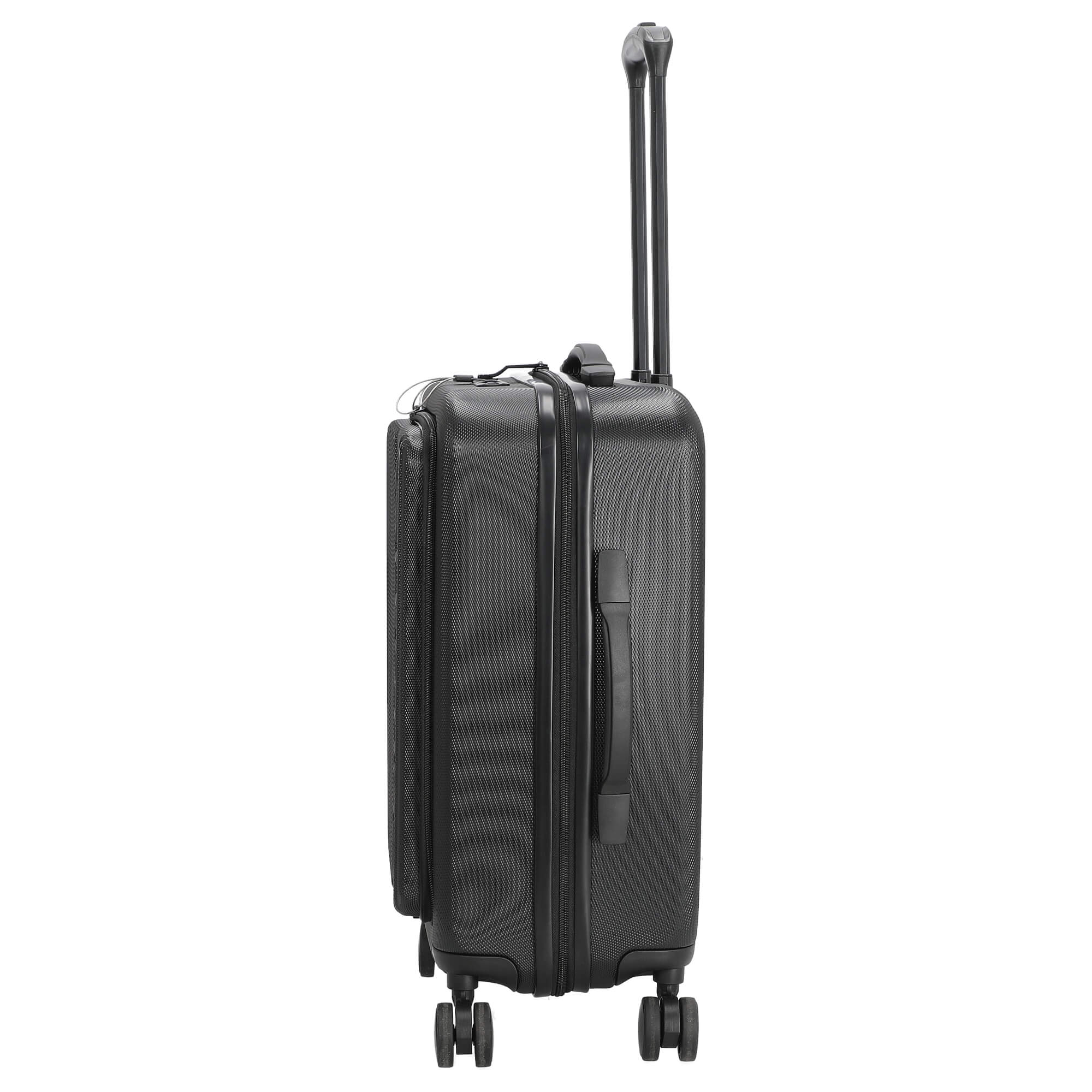 Valentino Bags Lexplor - 4-Rollen-Kabinentrolley mit Vortasche 14" 55 cm (nero) - Image 3