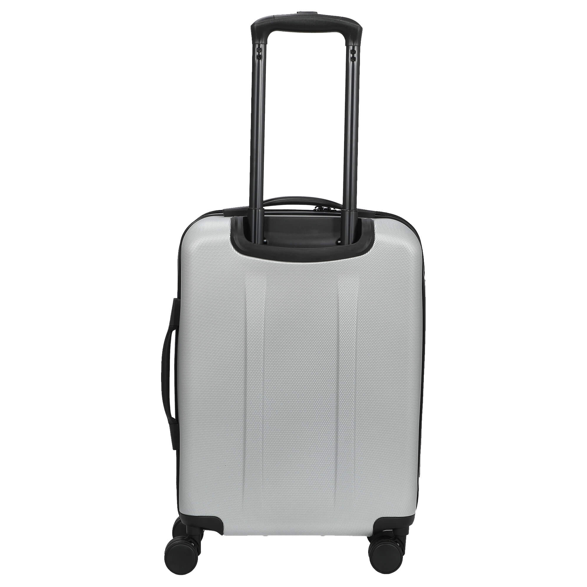 Valentino Bags Lexplor - 4-Rollen-Kabinentrolley mit Vortasche 14" 55 cm (silver) - Image 4