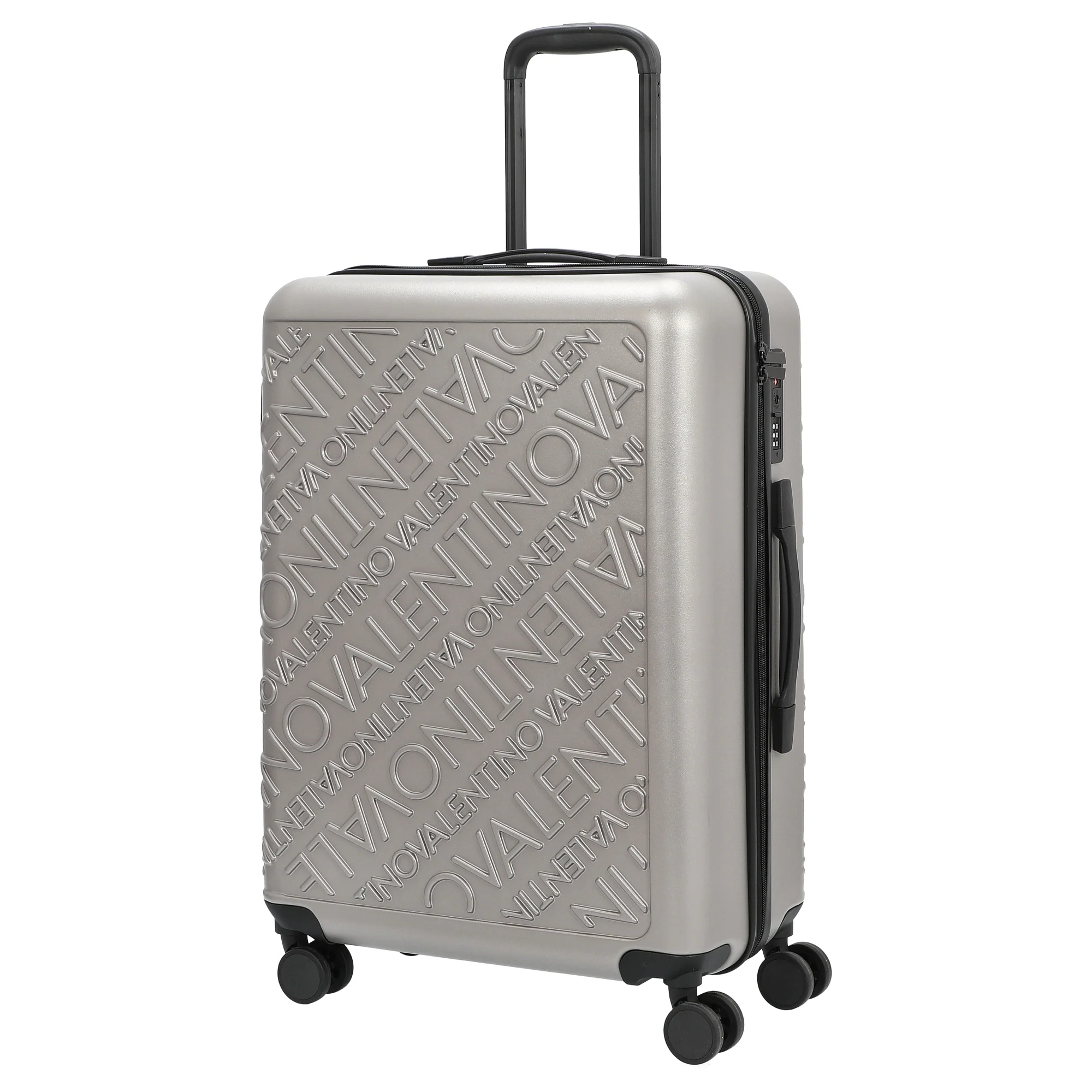 Valentino Bags Mars Carry On - 4-Rollen-Trolley M 65 cm (silber) - Image 2