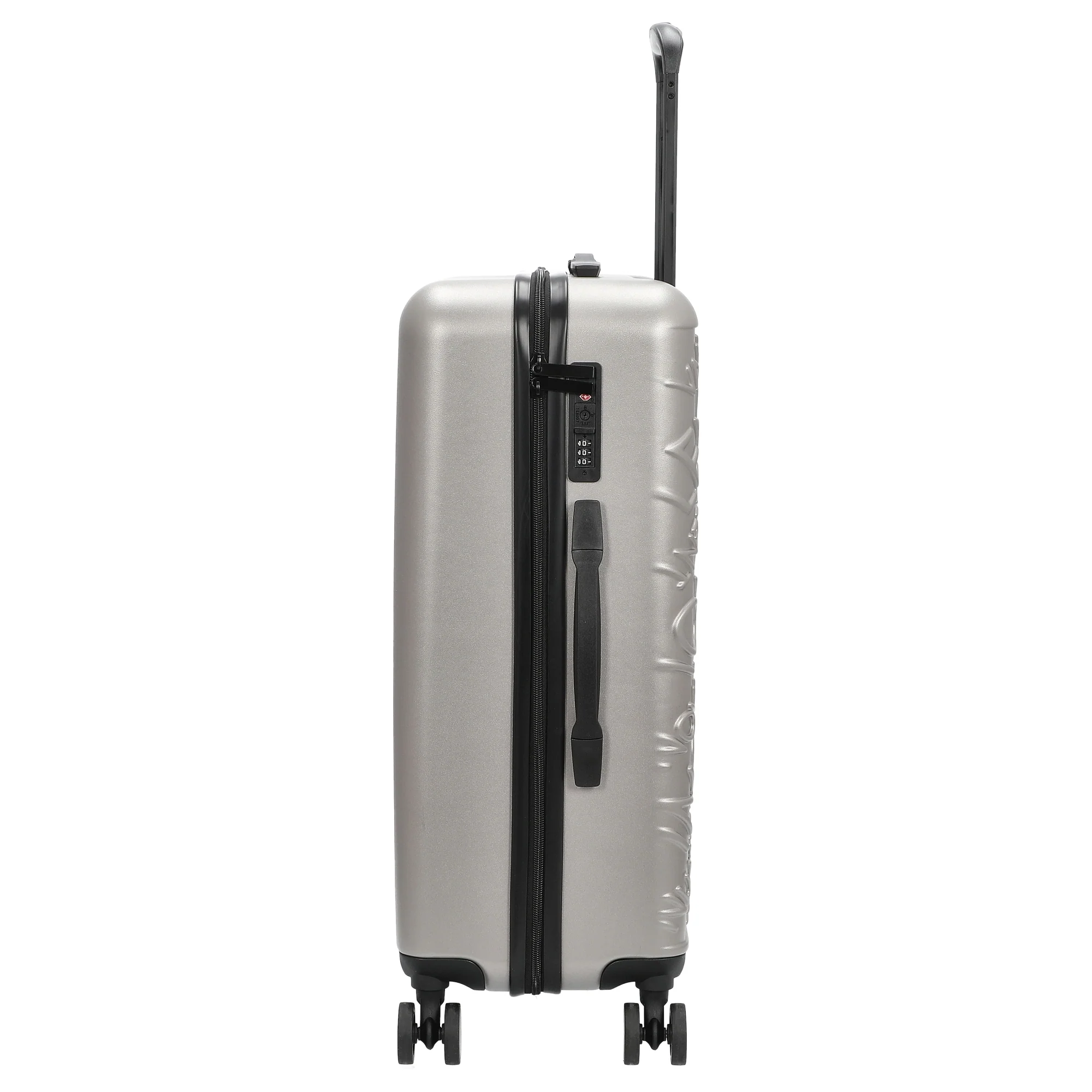 Valentino Bags Mars Carry On - 4-Rollen-Trolley M 65 cm (silber) - Image 3