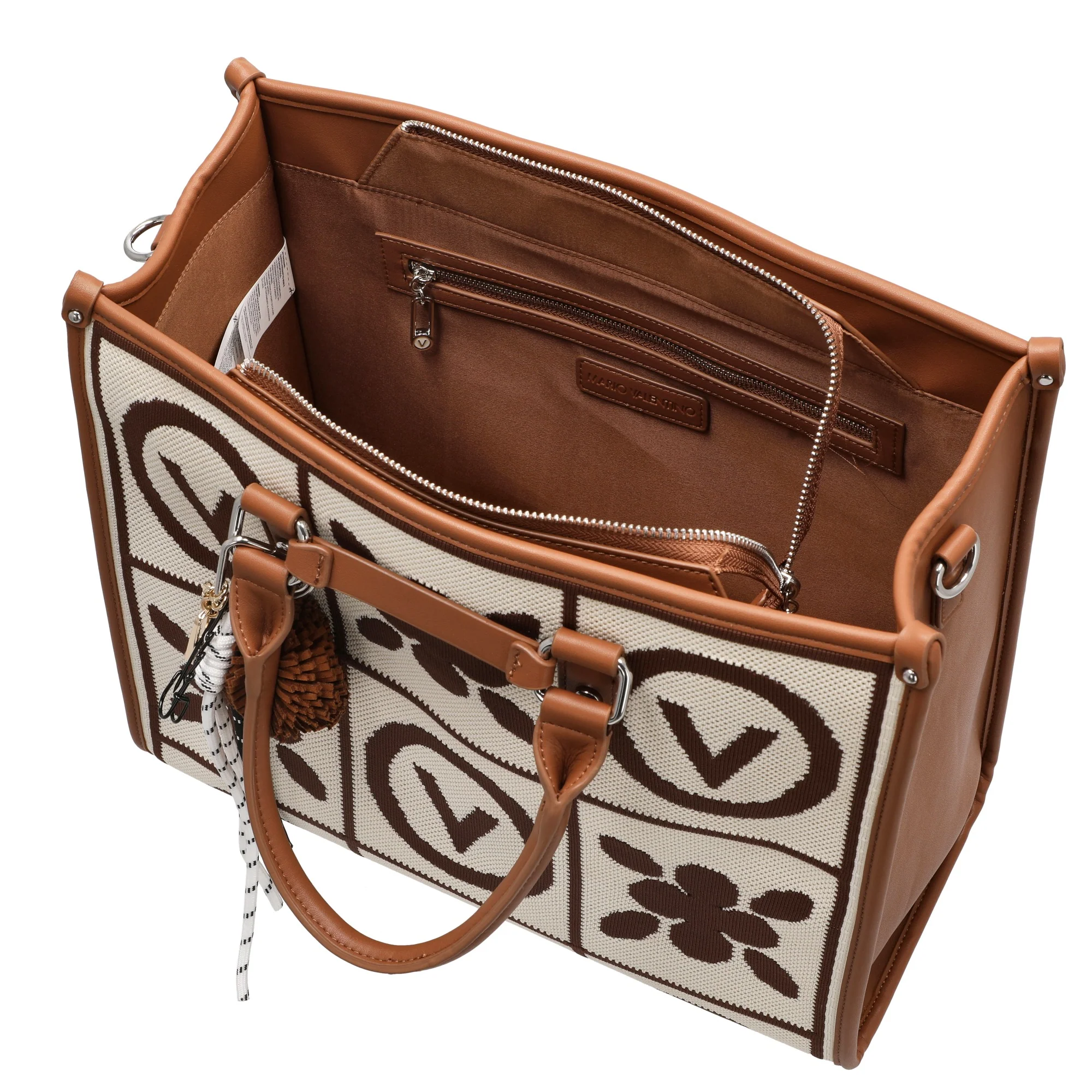 Valentino Bags Tyle - Henkeltasche 35 cm (cuoio/multicolor) - Image 6