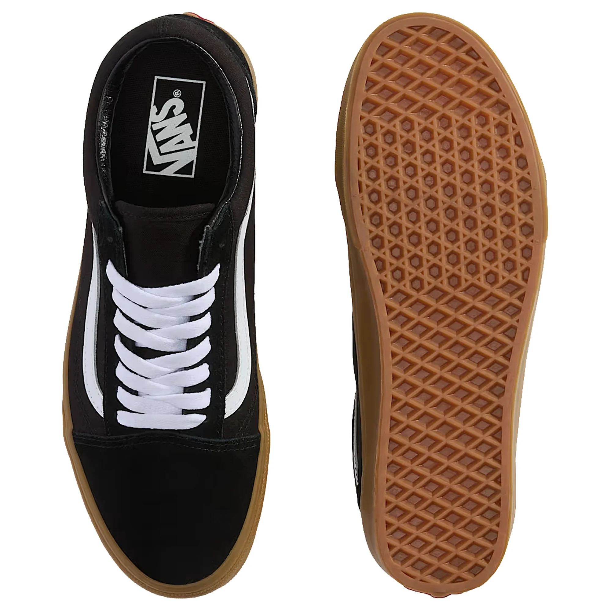 Vans Old Skool - Sneaker Schuh Men (black/gum, 40,5) - Image 3