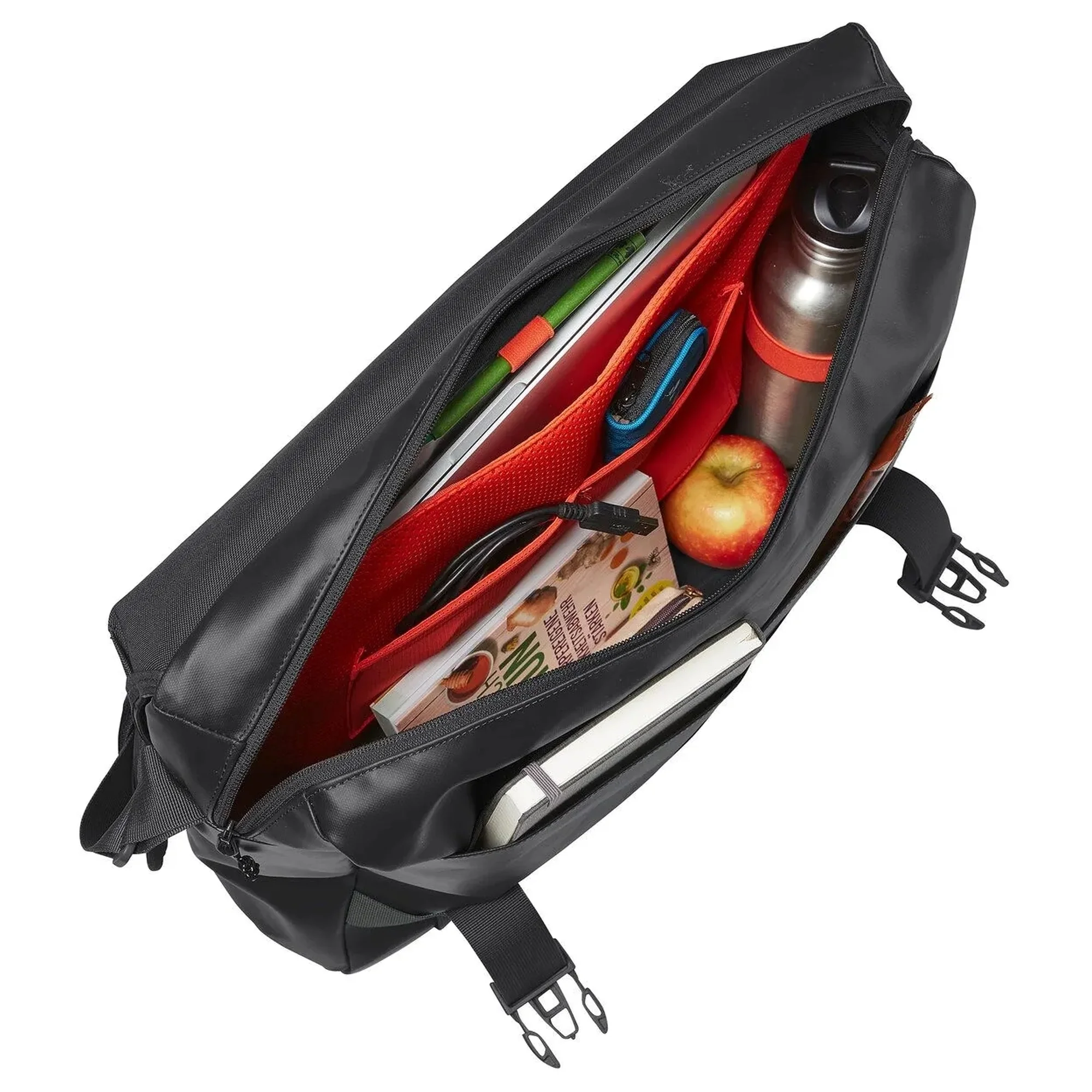 Vaude Mineo Messenger 22 - Umhängetasche 15.6" 45 cm (black) - Image 4