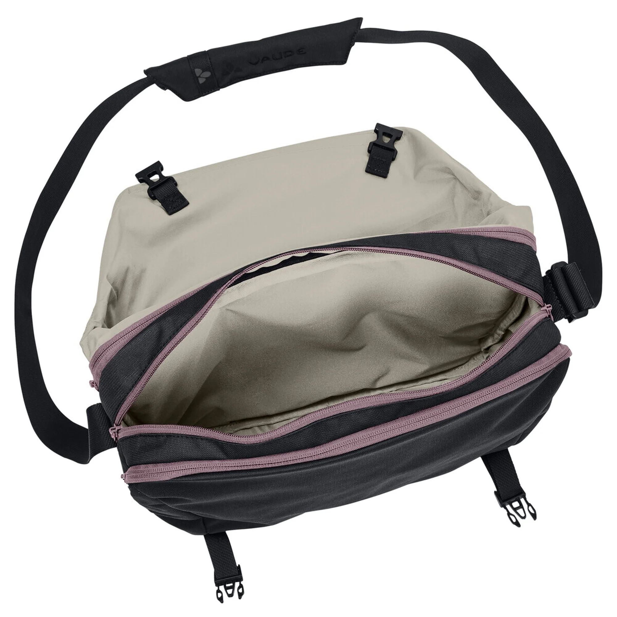 Vaude Rom III - Umhängetasche M 13.3" 35 cm (black/purple ash) - Image 4