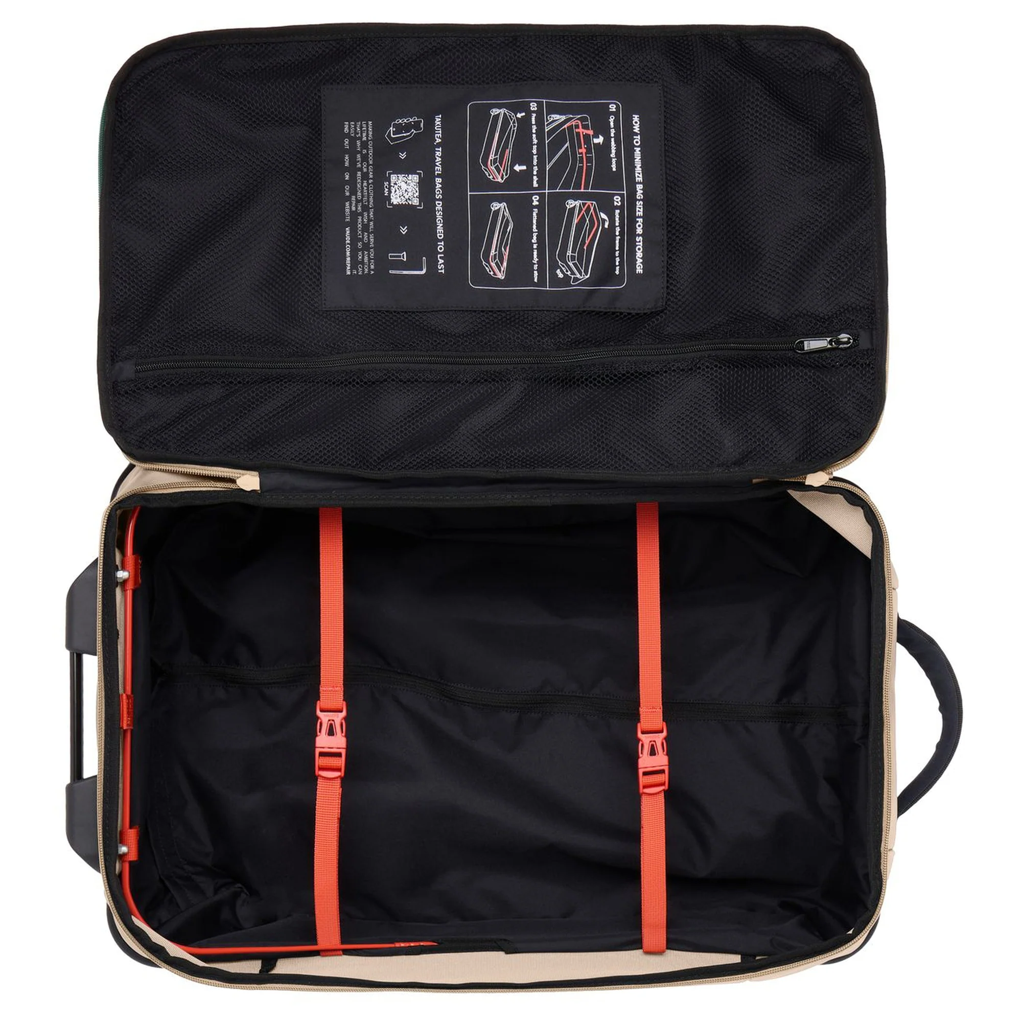 Vaude Takutea 35 - Rollenreisetasche 54 cm (linen) - Image 4