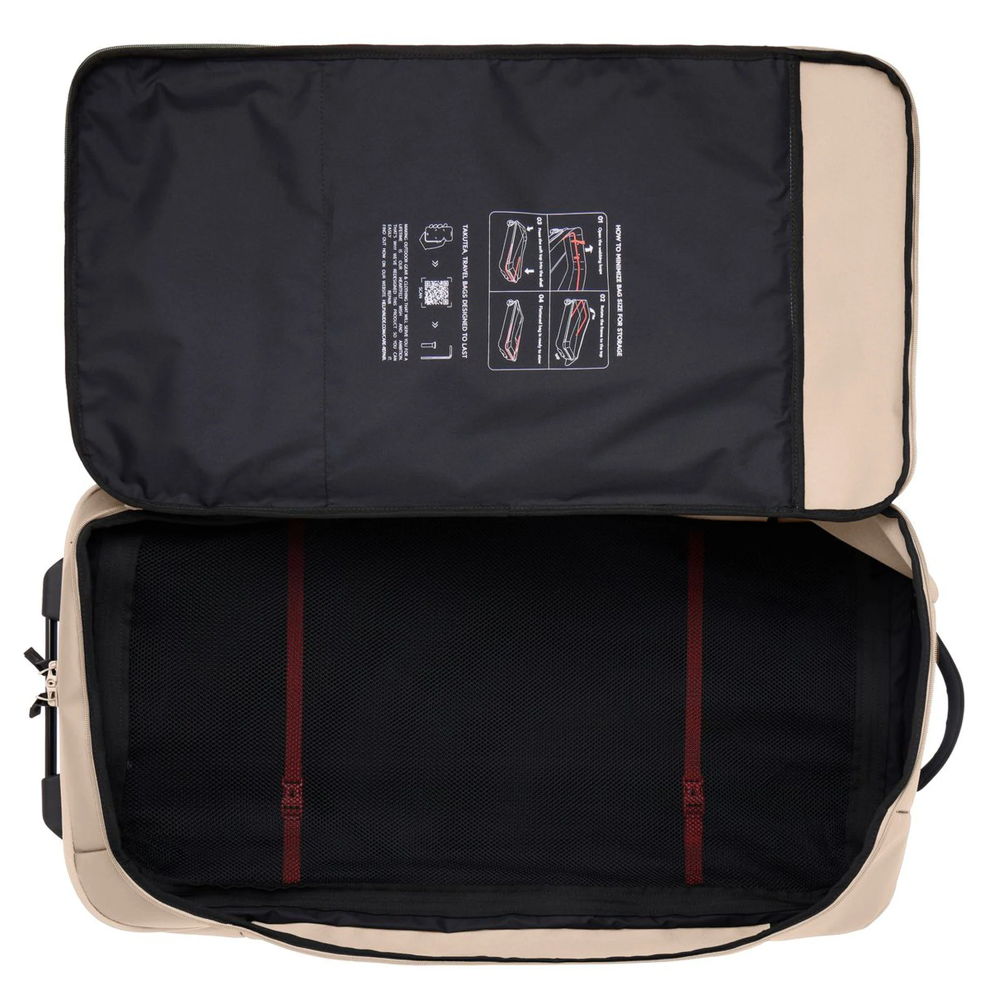Vaude Takutea 90 - Rollenreisetasche L 77 cm (linen) - Image 4