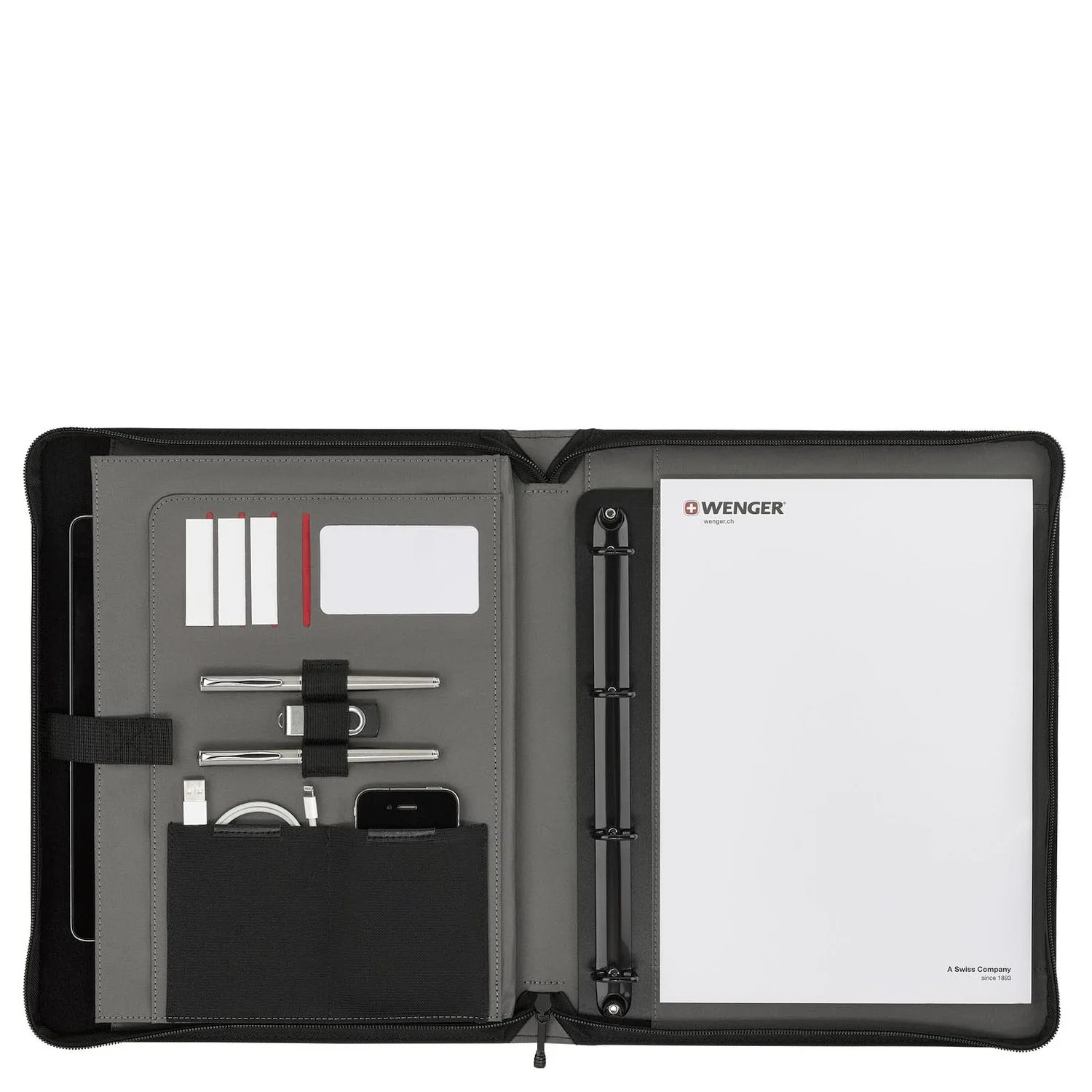Wenger Venture - Schreibmappe 35 cm (black) - Image 5