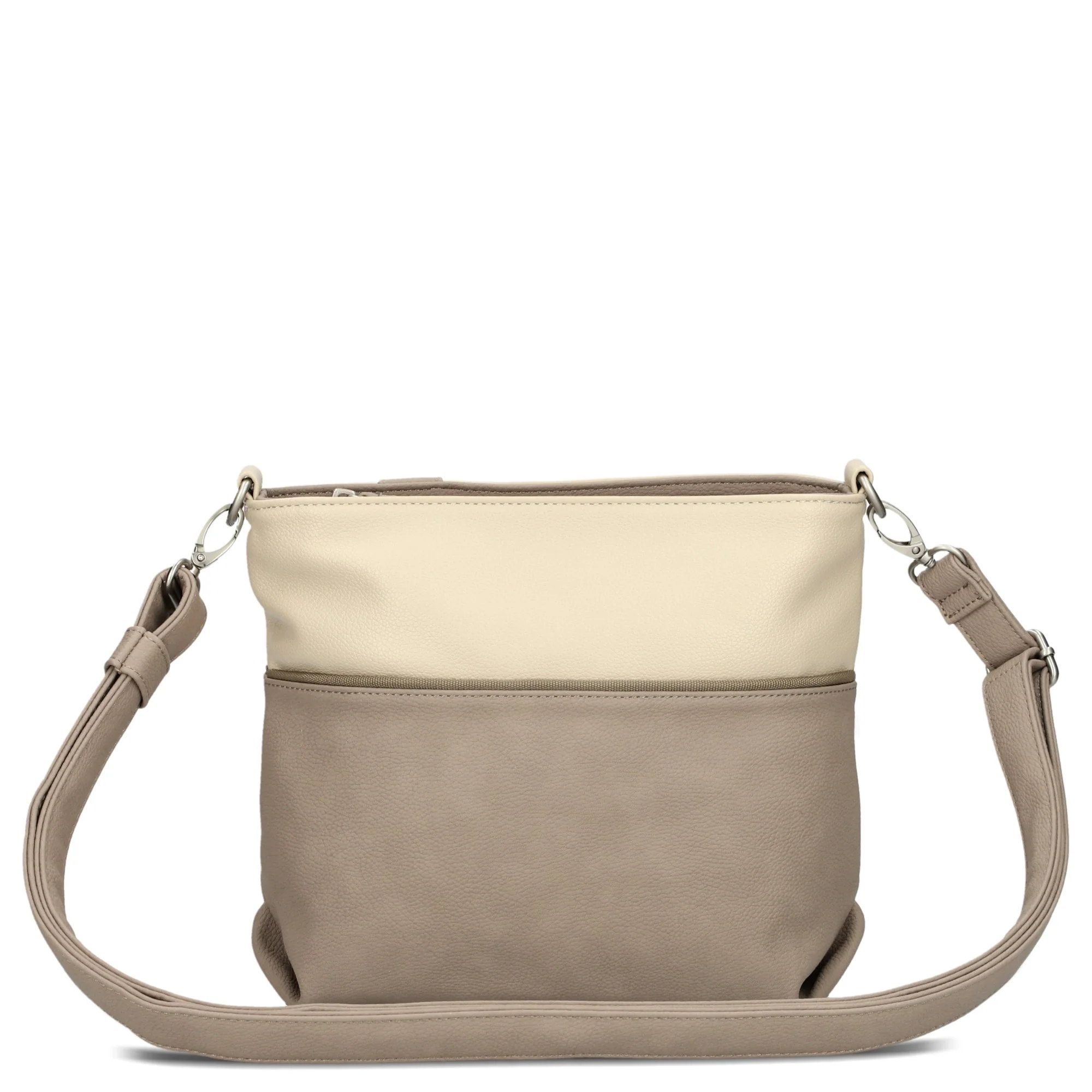 zwei Jana J8 - Schultertasche 27 cm (nubuk-cappuccino) - Image 4