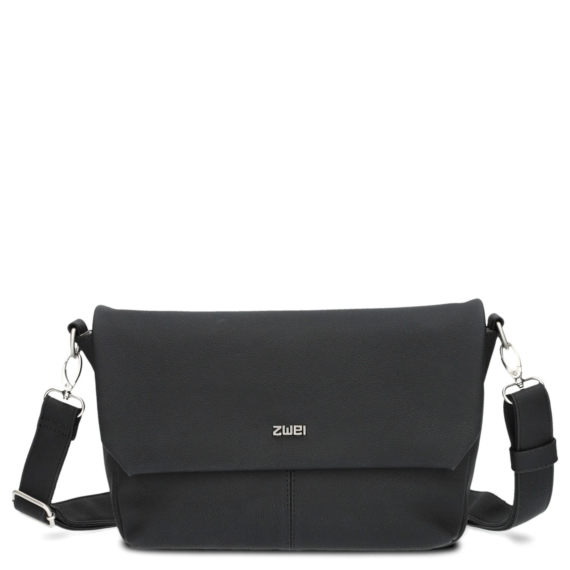 zwei Mademoiselle M60 - Umhängetasche 33 cm (nubuk-black)