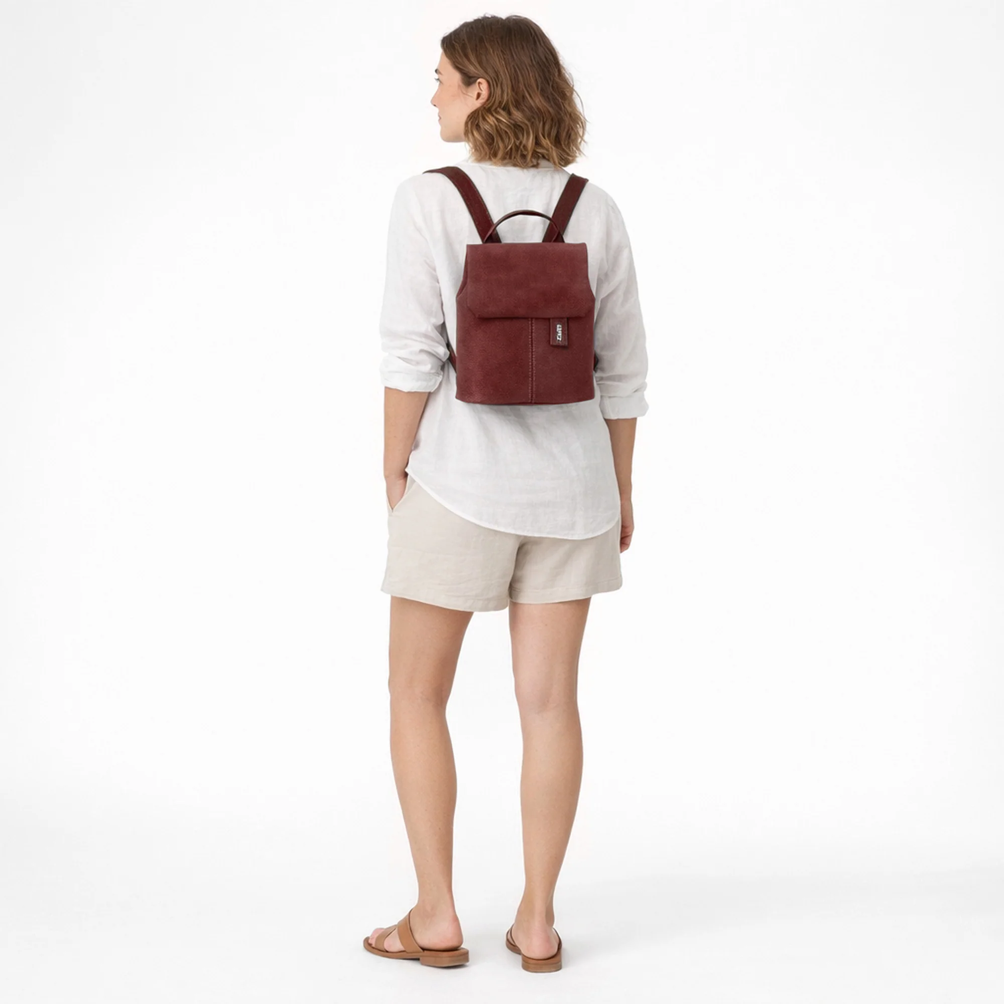 zwei Mademoiselle MR45 - Rucksack Mini 22 cm (rubin) - Image 6